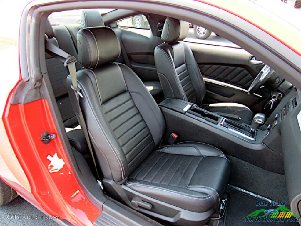 2012 Mustang V6 Premium Coupe - Race Red / Charcoal Black photo #12