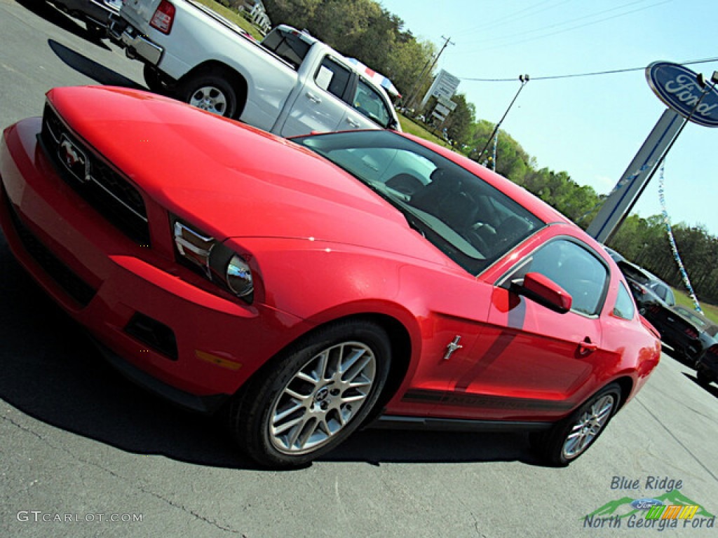 2012 Mustang V6 Premium Coupe - Race Red / Charcoal Black photo #22