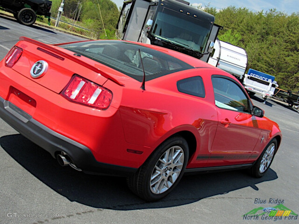 2012 Mustang V6 Premium Coupe - Race Red / Charcoal Black photo #24