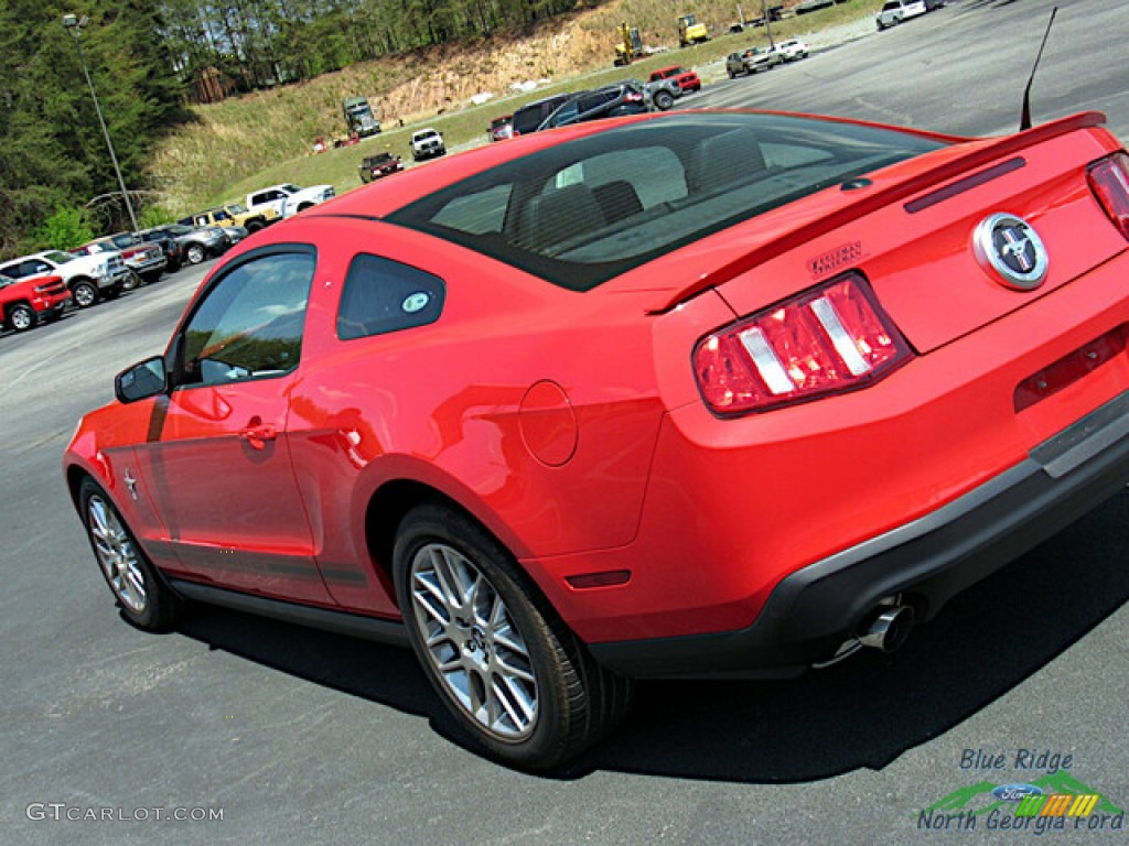 2012 Mustang V6 Premium Coupe - Race Red / Charcoal Black photo #25
