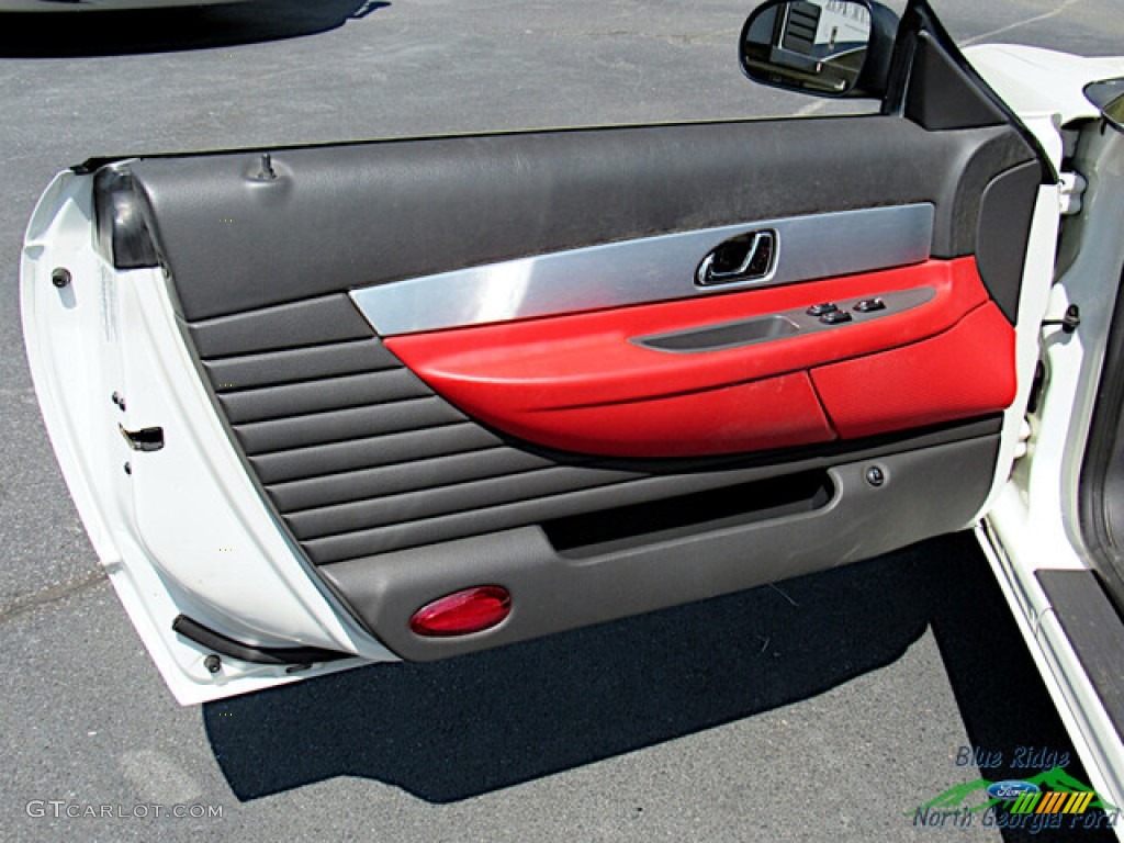 2002 Thunderbird Premium Roadster - Whisper White / Torch Red photo #10
