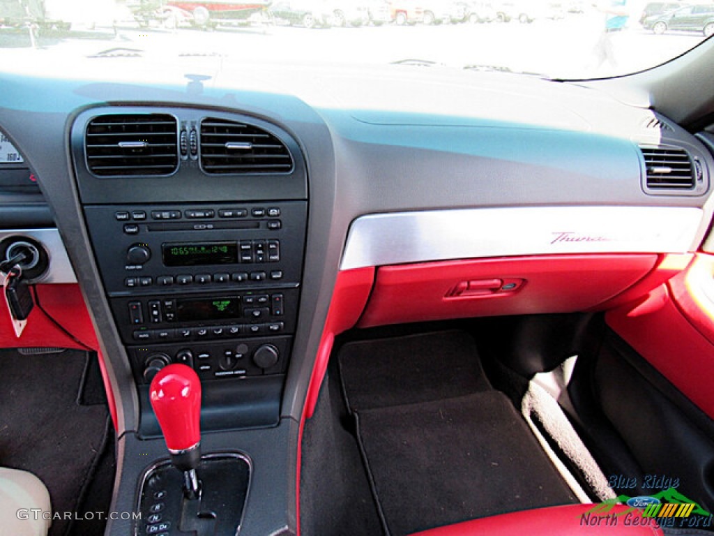 2002 Thunderbird Premium Roadster - Whisper White / Torch Red photo #13