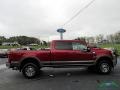 2018 Ruby Red Ford F250 Super Duty Lariat Crew Cab 4x4  photo #6