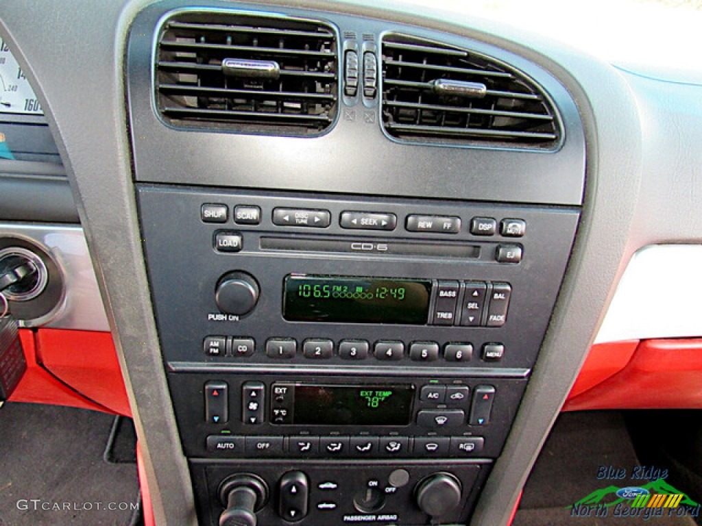 2002 Thunderbird Premium Roadster - Whisper White / Torch Red photo #16
