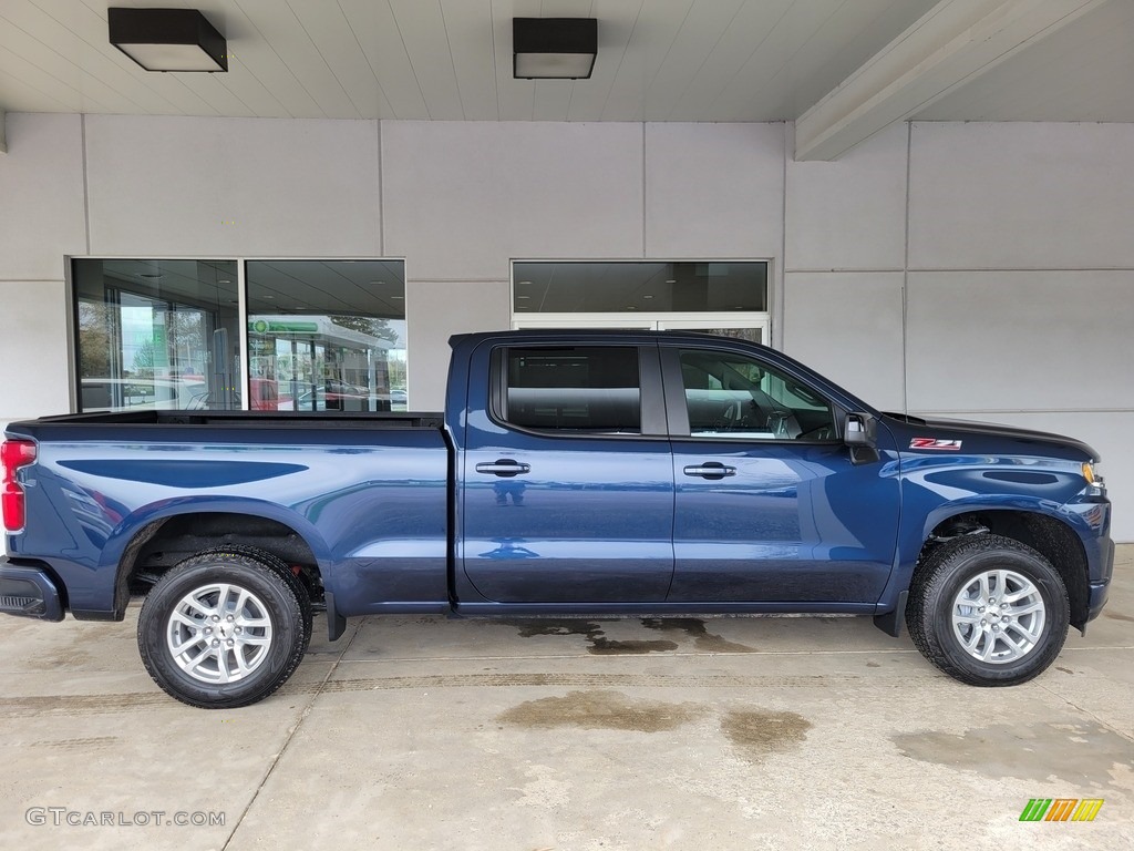 Northsky Blue Metallic 2022 Chevrolet Silverado 1500 Limited RST Crew Cab 4x4 Exterior Photo #144144966