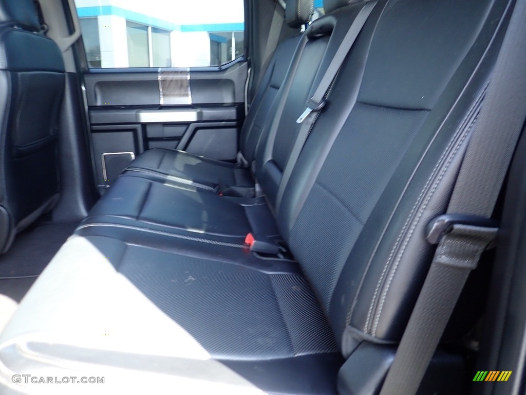 2019 F250 Super Duty Lariat Crew Cab 4x4 - Silver Spruce / Black photo #22