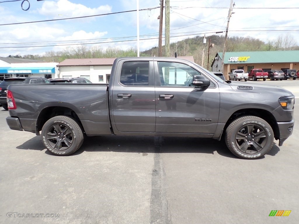 Granite Crystal Metallic 2022 Ram 1500 Big Horn Night Edition Quad Cab 4x4 Exterior Photo #144145494