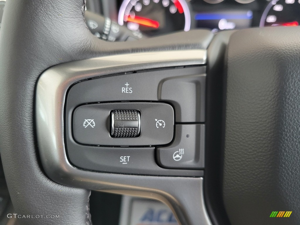 2022 Chevrolet Silverado 1500 Limited RST Crew Cab 4x4 Gideon/­Very Dark Atmosphere Steering Wheel Photo #144145683