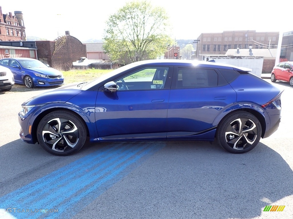 Yacht Blue 2022 Kia EV6 GT-Line AWD Exterior Photo #144146550