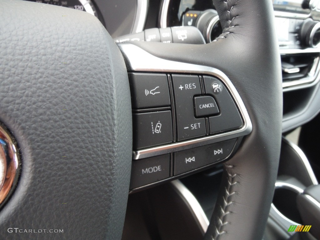 2021 Toyota Highlander XLE AWD Black Steering Wheel Photo #144146595