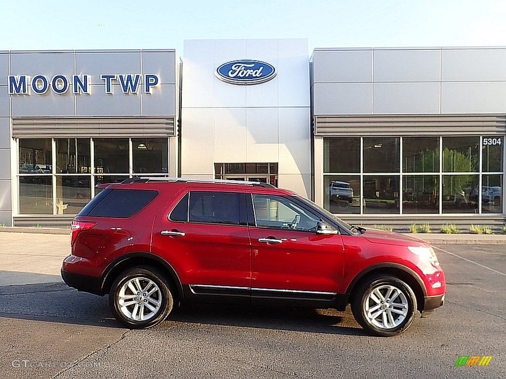 2015 Explorer XLT 4WD - Ruby Red / Charcoal Black photo #1