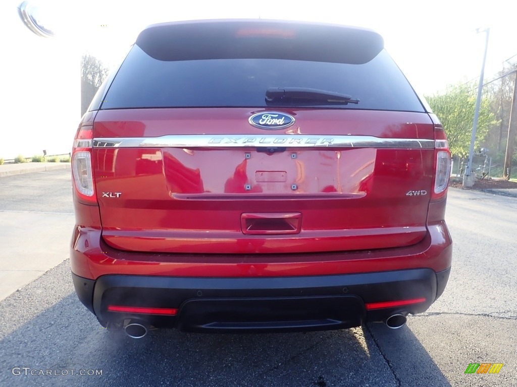 2015 Explorer XLT 4WD - Ruby Red / Charcoal Black photo #3