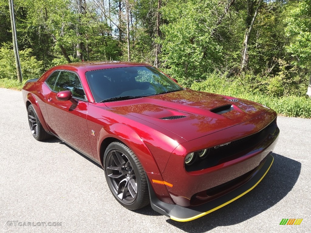 Octane Red Pearl 2022 Dodge Challenger R/T Scat Pack Widebody Exterior Photo #144147996