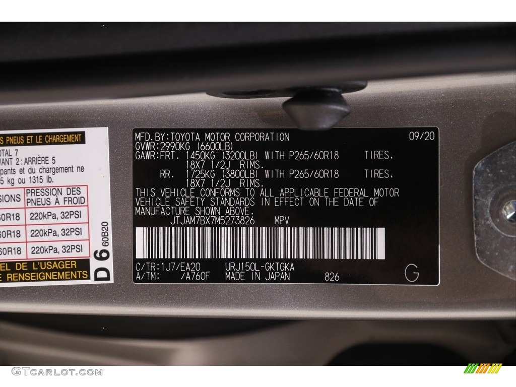 2021 GX 460 Premium - Atomic Silver / Black photo #27