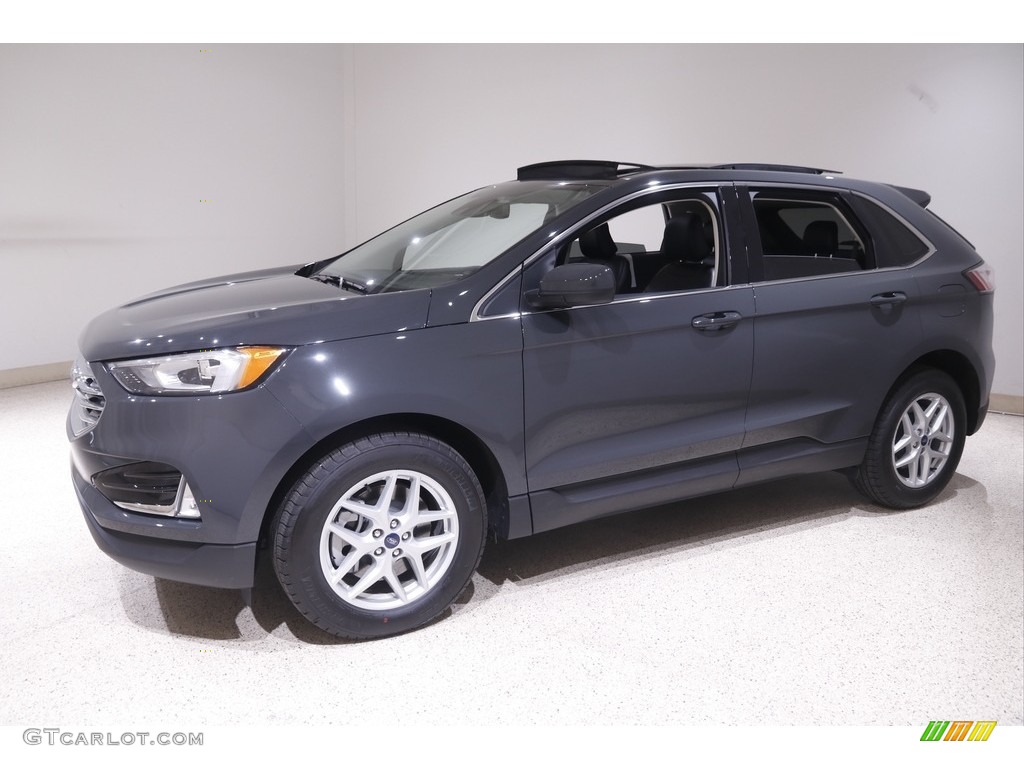 Lithium Gray 2021 Ford Edge SEL AWD Exterior Photo #144148419