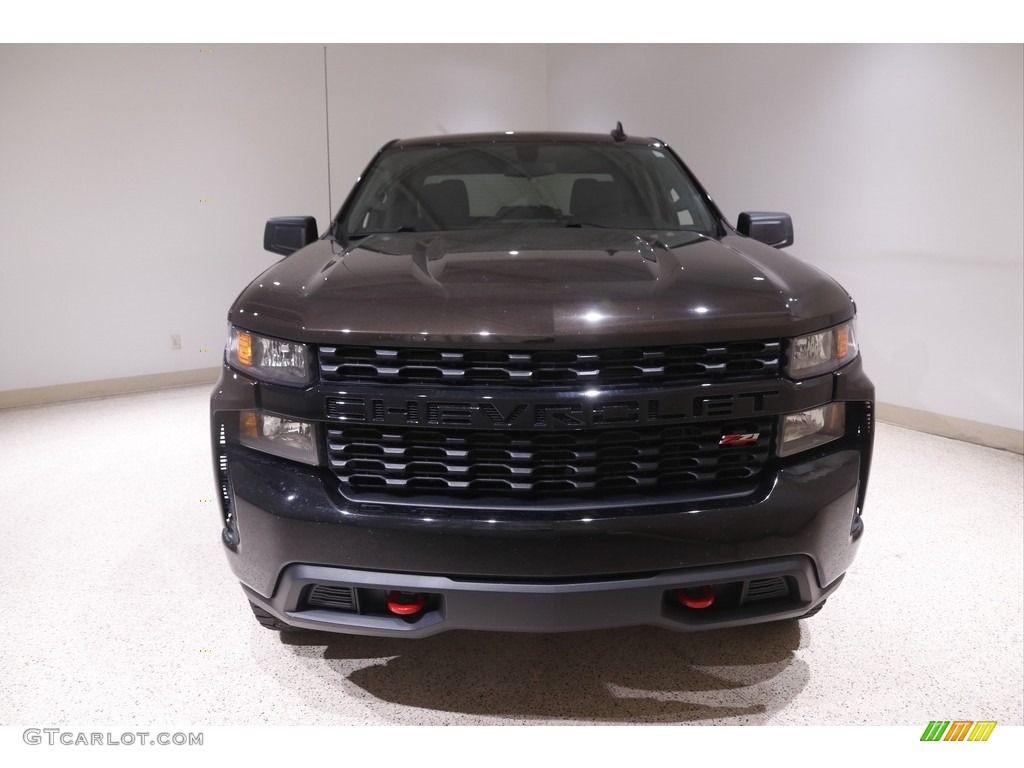 2020 Silverado 1500 Custom Trail Boss Double Cab 4x4 - Havana Brown Metallic / Jet Black photo #2