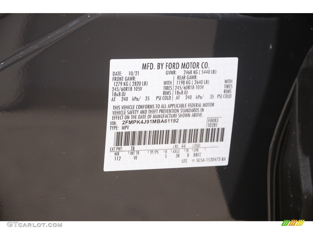 2021 Edge Color Code TB for Lithium Gray Photo #144148779