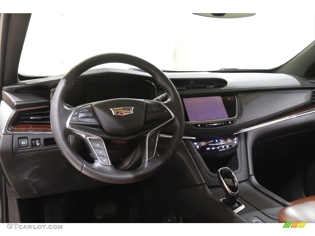2019 Cadillac XT5 Luxury AWD Kona Brown Sauvag Dashboard Photo #144149094