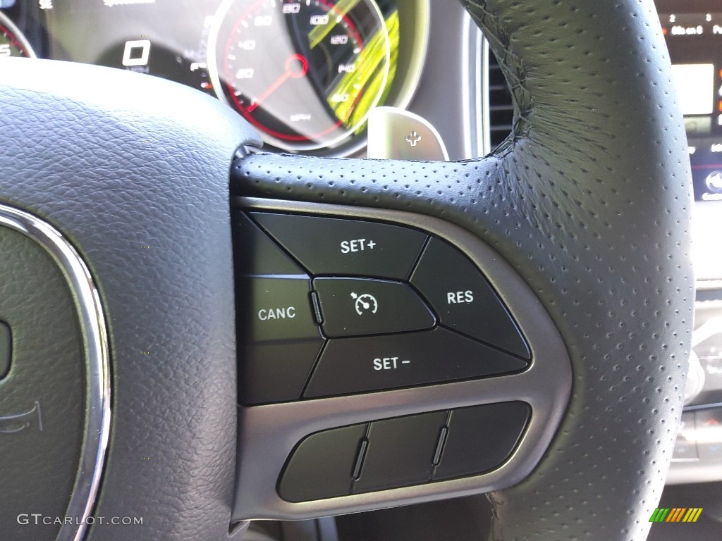 2022 Dodge Charger R/T Plus Black Steering Wheel Photo #144149109