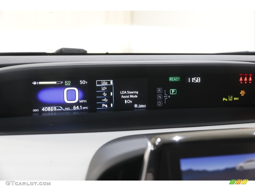 2019 Prius Limited - Sea Glass Pearl / Moonstone photo #8