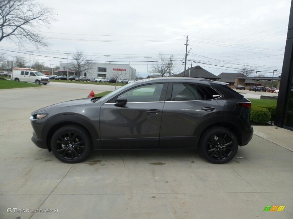 2022 CX-30 Turbo Premium AWD - Machine Gray Metallic / Black photo #6