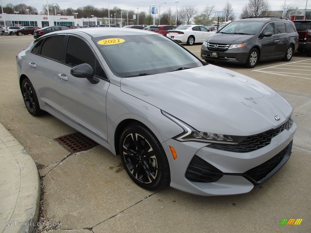 Wolf Gray 2021 Kia K5 GT-Line Exterior Photo #144151951