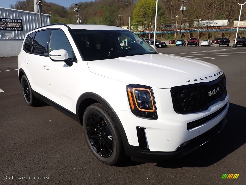 2022 Telluride SX AWD - Glacial White Pearl / Black photo #2
