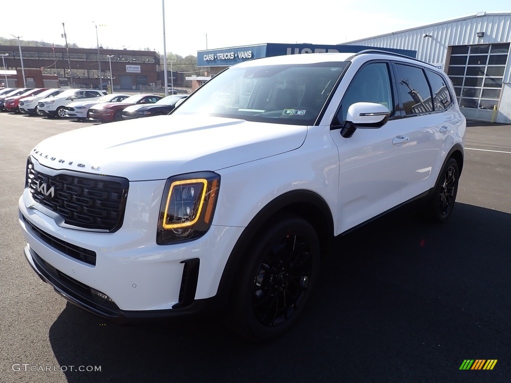 2022 Telluride SX AWD - Glacial White Pearl / Black photo #4