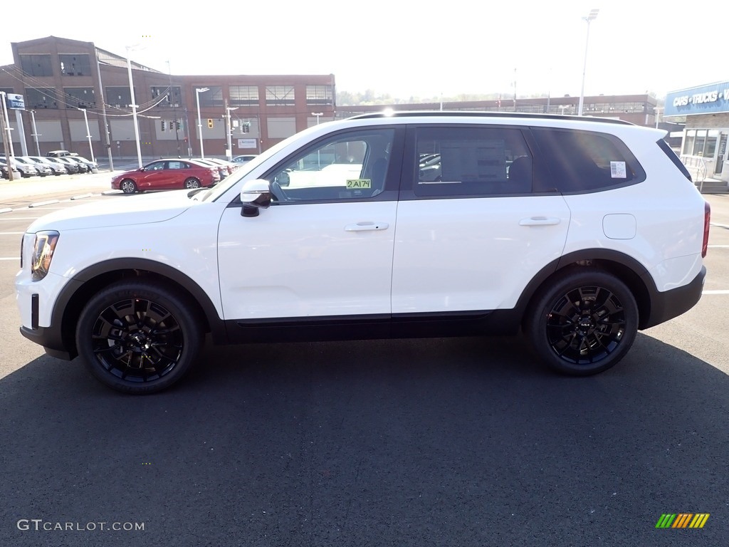 2022 Telluride SX AWD - Glacial White Pearl / Black photo #5