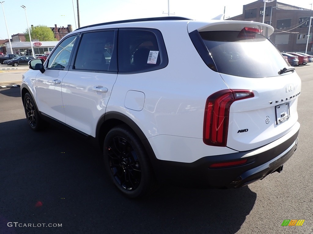 2022 Telluride SX AWD - Glacial White Pearl / Black photo #6