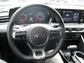 Black 2021 Kia K5 GT-Line Steering Wheel
