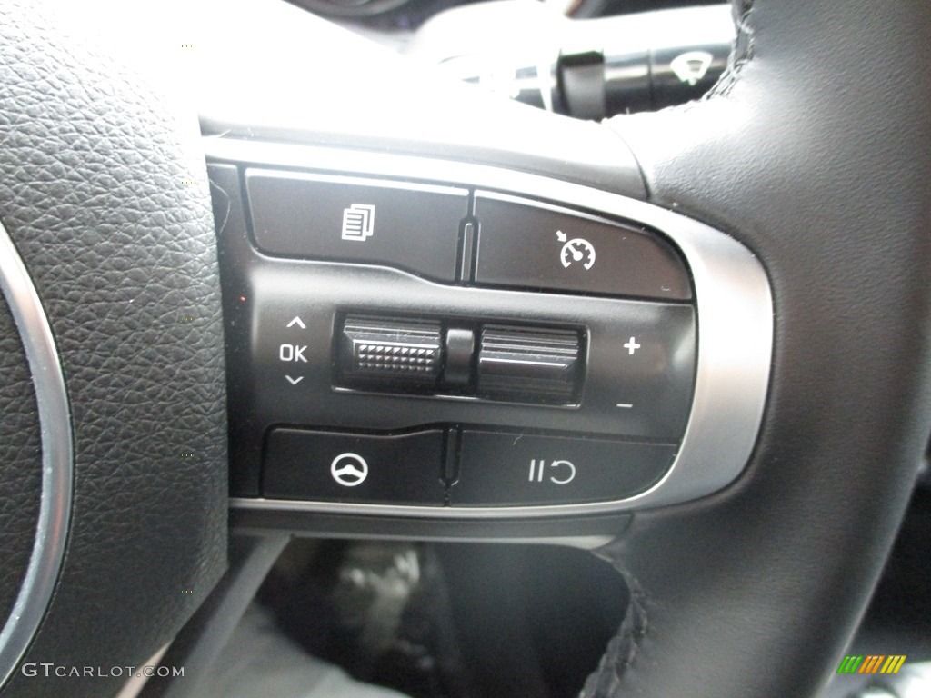 2021 Kia K5 GT-Line Black Steering Wheel Photo #144152707