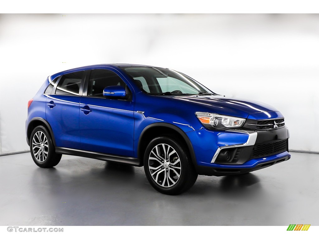 Blue Octane Metallic 2018 Mitsubishi Outlander Sport ES Exterior Photo #144152836