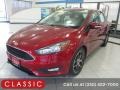 Ruby Red 2017 Ford Focus SEL Hatch
