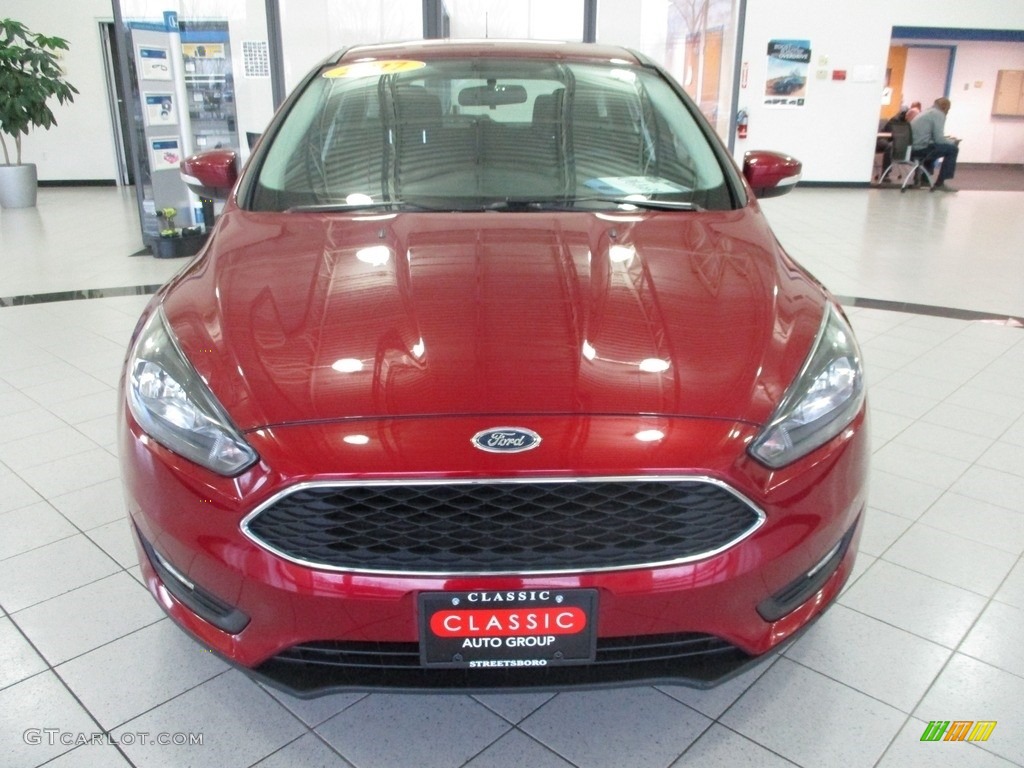 2017 Focus SEL Hatch - Ruby Red / Charcoal Black photo #2