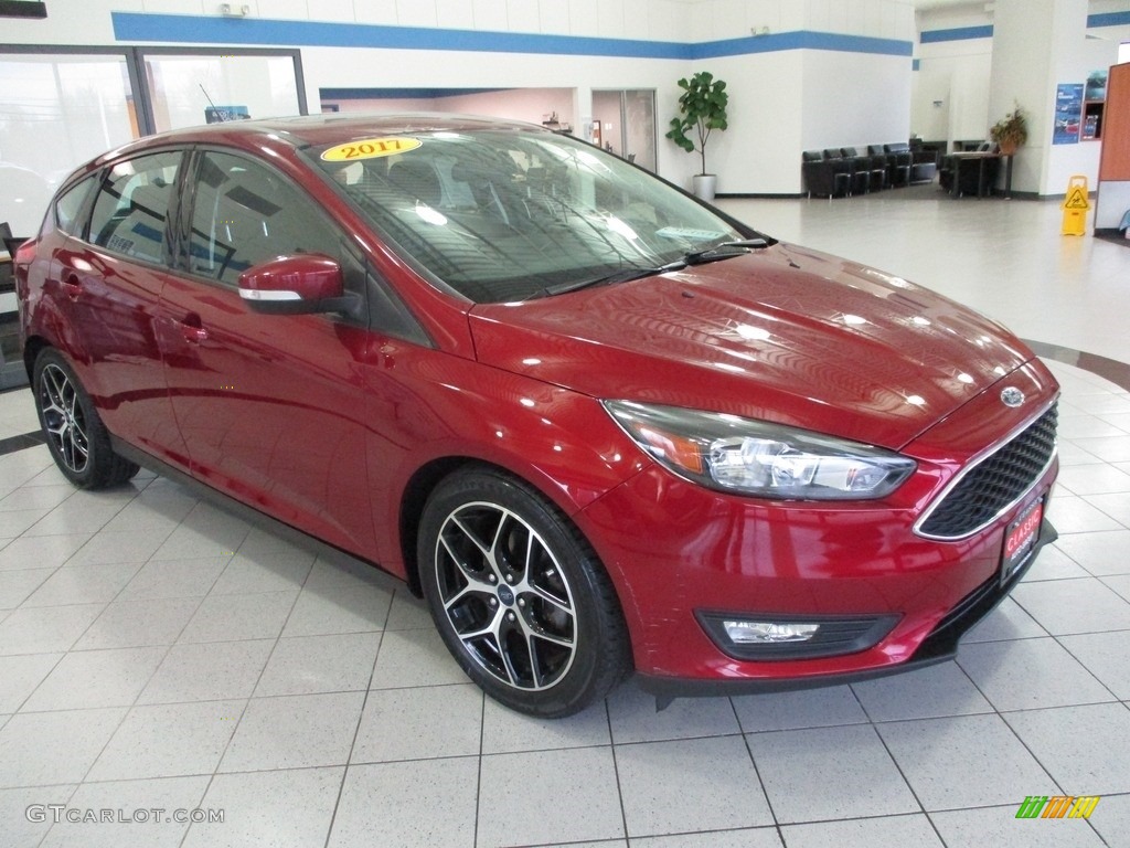 2017 Focus SEL Hatch - Ruby Red / Charcoal Black photo #3