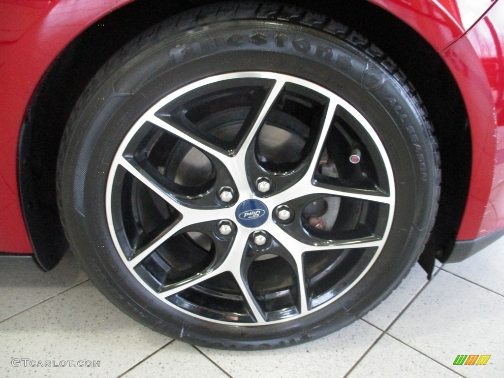 2017 Focus SEL Hatch - Ruby Red / Charcoal Black photo #5