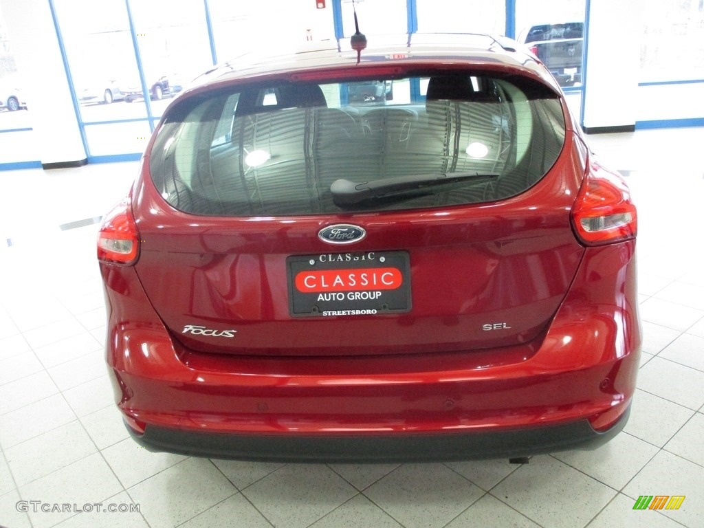 2017 Focus SEL Hatch - Ruby Red / Charcoal Black photo #8