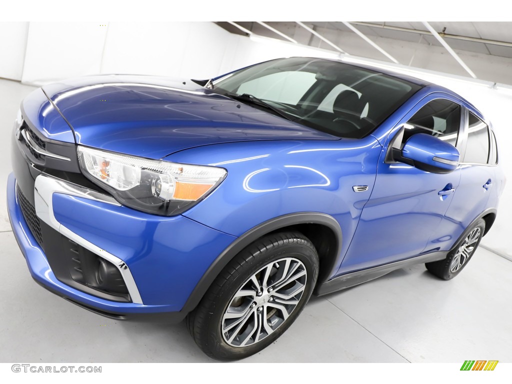Blue Octane Metallic 2018 Mitsubishi Outlander Sport ES Exterior Photo #144153145