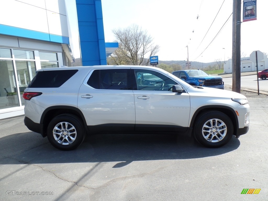 Silver Ice Metallic 2022 Chevrolet Traverse LS AWD Exterior Photo #144153186