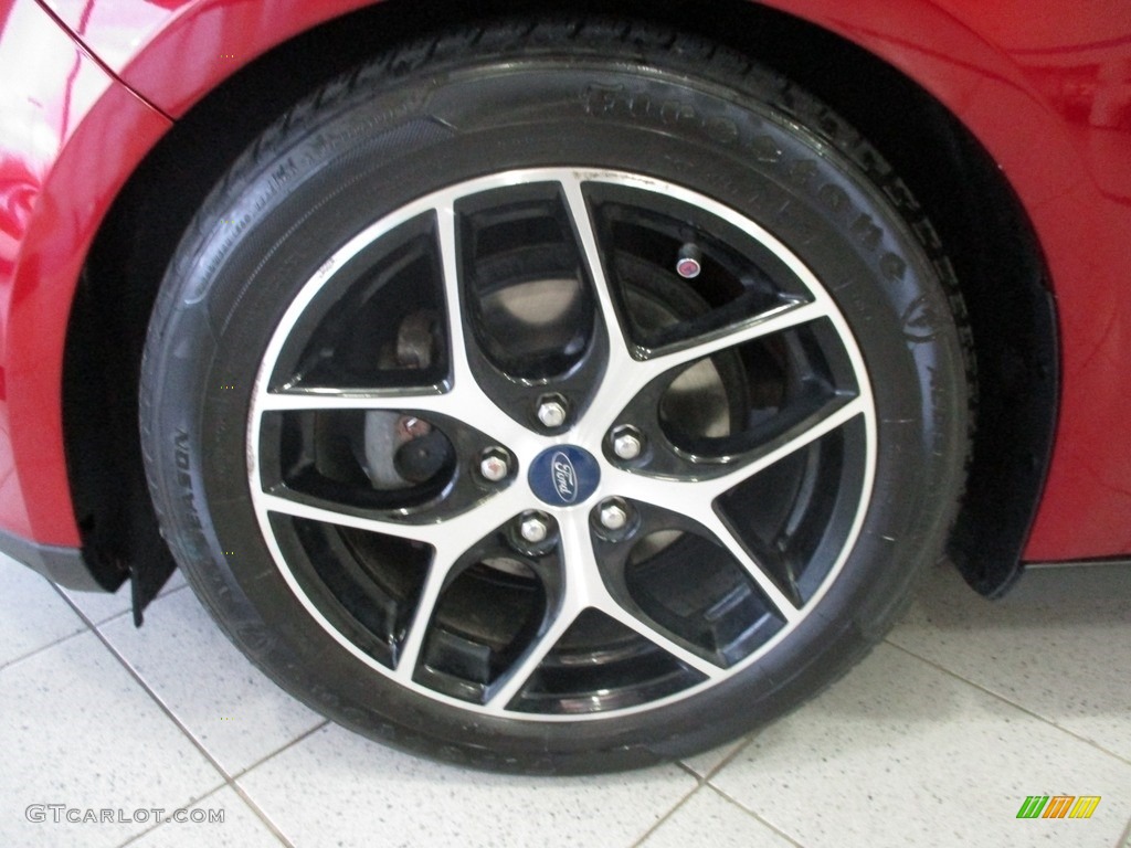 2017 Focus SEL Hatch - Ruby Red / Charcoal Black photo #12
