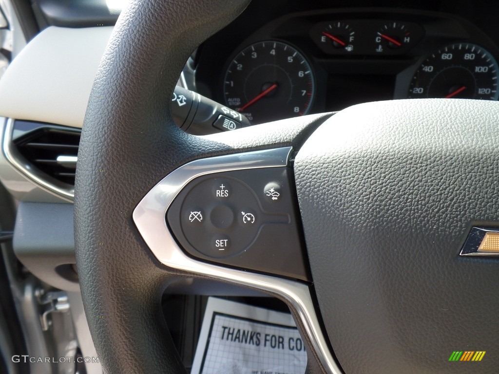 2022 Chevrolet Traverse LS AWD Jet Black/­Chai Steering Wheel Photo #144153556