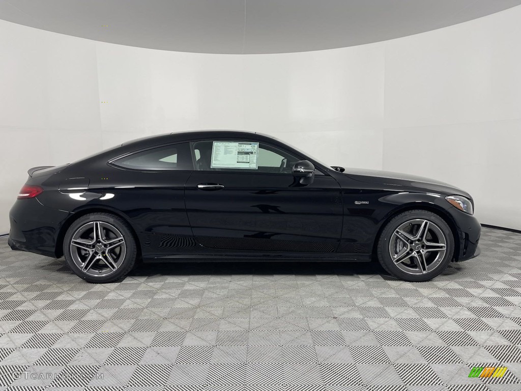 2022 C AMG 43 4Matic Coupe - Obsidian Black Metallic / Black photo #3