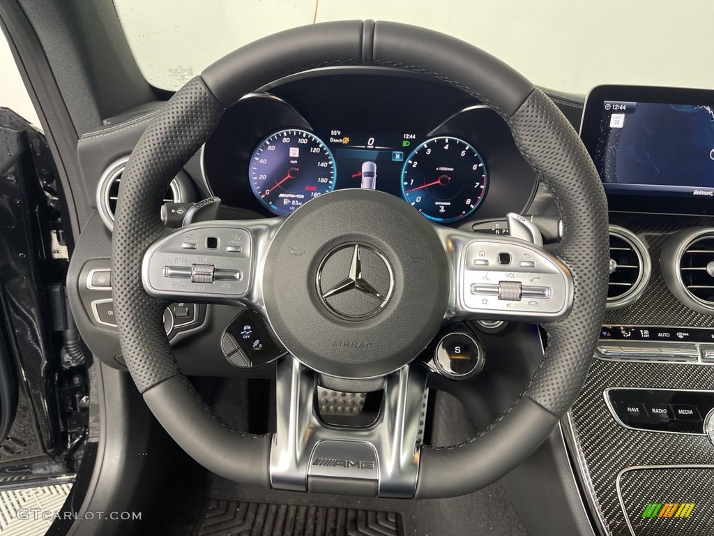 2022 C AMG 43 4Matic Coupe - Obsidian Black Metallic / Black photo #13