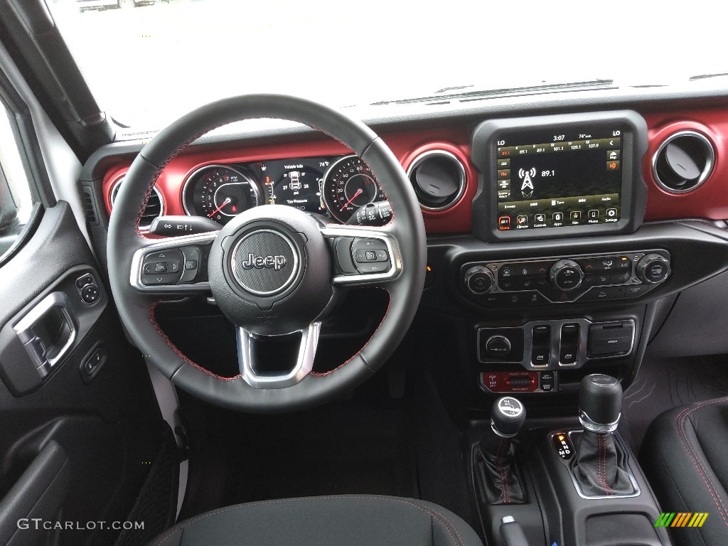2022 Jeep Wrangler Rubicon 4x4 Black Dashboard Photo #144155260