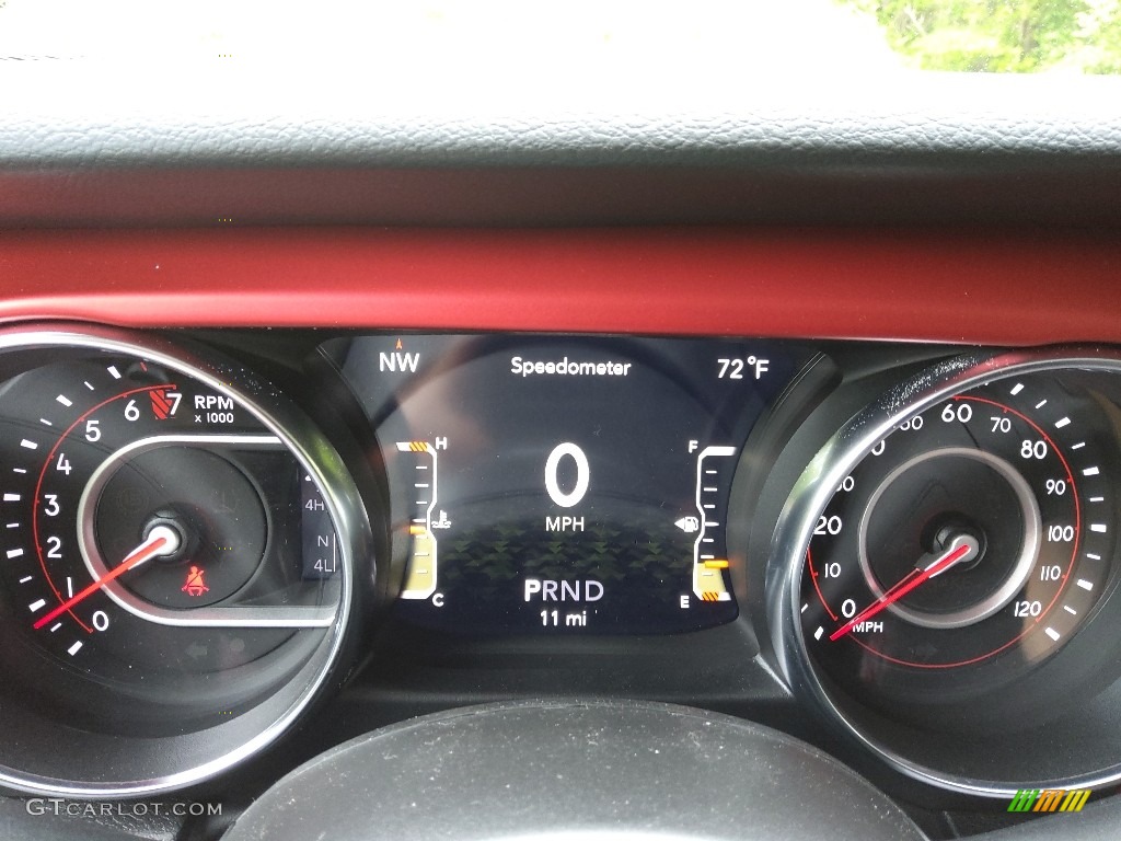 2022 Jeep Wrangler Rubicon 4x4 Gauges Photo #144155317