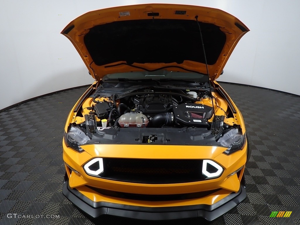 2019 Mustang EcoBoost Fastback - Orange Fury / Ebony photo #6