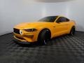 2019 Orange Fury Ford Mustang EcoBoost Fastback  photo #8