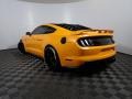 2019 Orange Fury Ford Mustang EcoBoost Fastback  photo #11