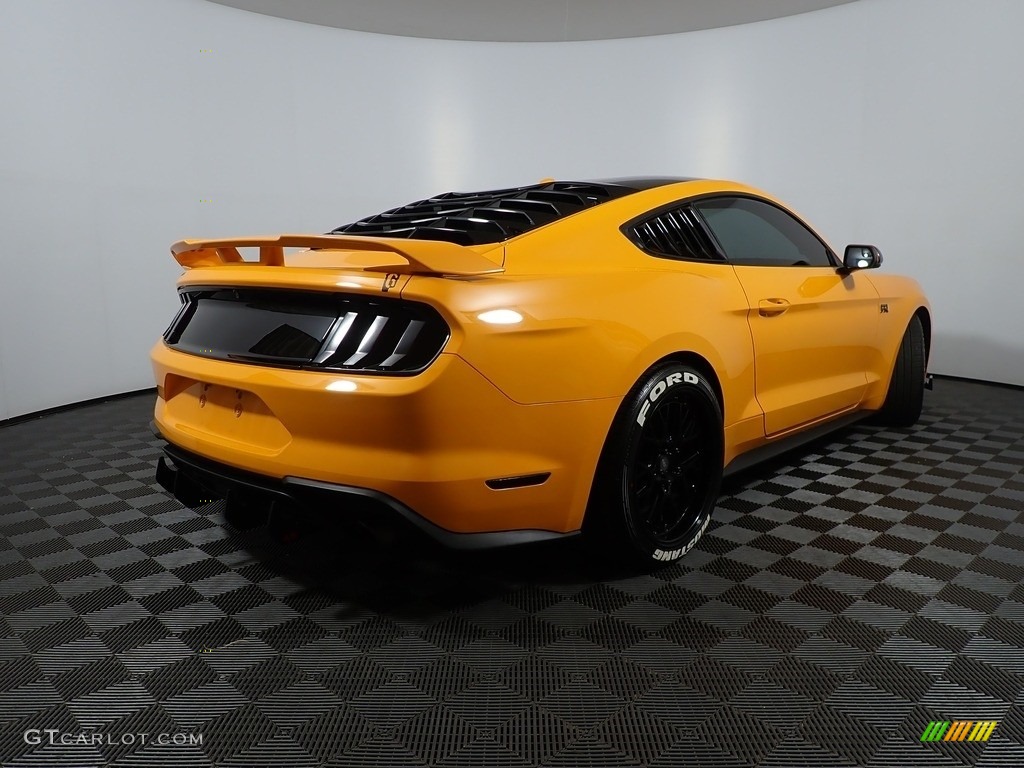 2019 Mustang EcoBoost Fastback - Orange Fury / Ebony photo #16